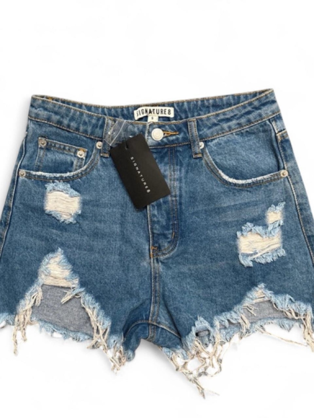 denim shorts